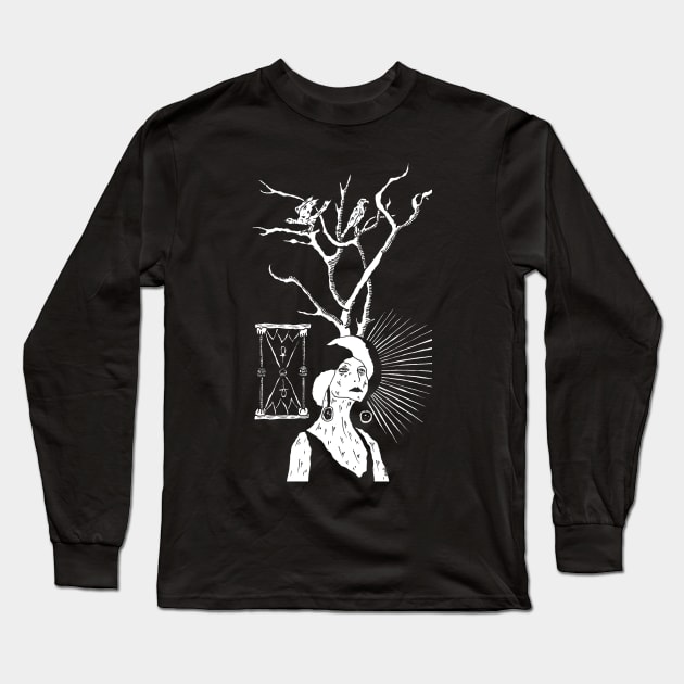 Mindful Long Sleeve T-Shirt by AllieHartleyArt